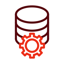 gestión de base de datos icono