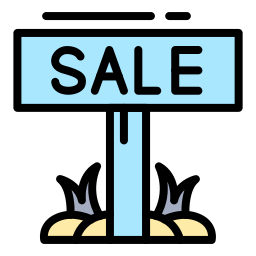 Sale board icon