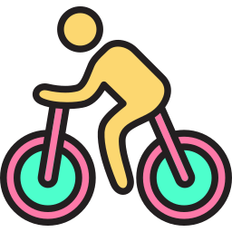 bicicleta deportiva icono