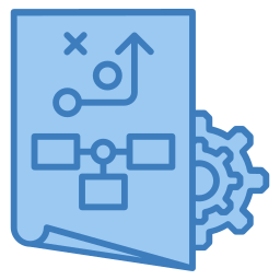 Strategy planning icon