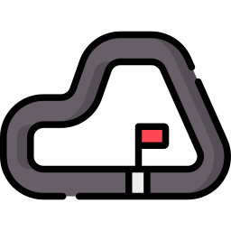 Racing track icon