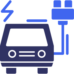 Electric vehicle charger icon