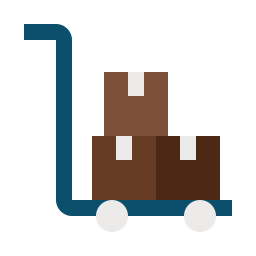 Delivery cart icon