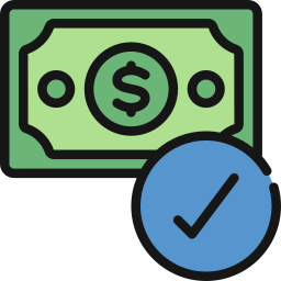 承認された支払い icon