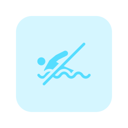 schwimmen verboten icon