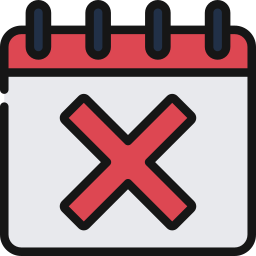 Cancel event icon