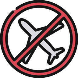 No flight icon