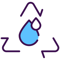 Water recycle icon