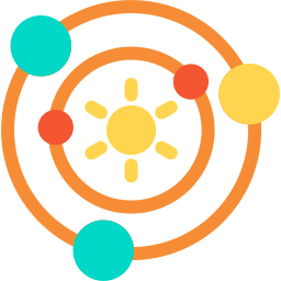 sistema solar Ícone