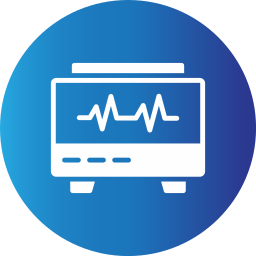 Ekg monitor icon