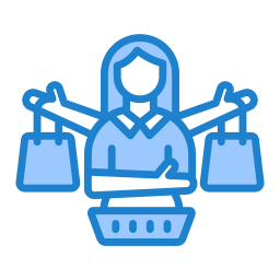 Shopping assistant icon