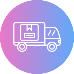 Delivery car icon