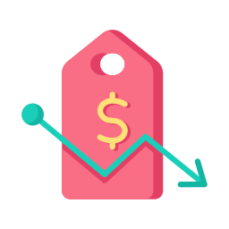 prijsverlaging icoon