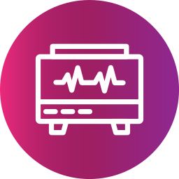 monitor dell'ecg icona