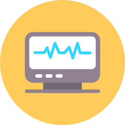 elektrocardiogram icoon