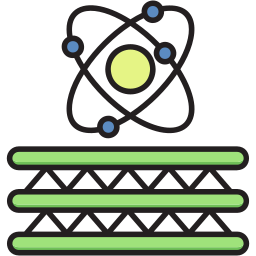 dépôt de couche atomique Icône