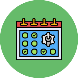 Schedule calendar icon