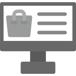 shopping en ligne Icône