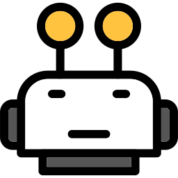 Robot face icon