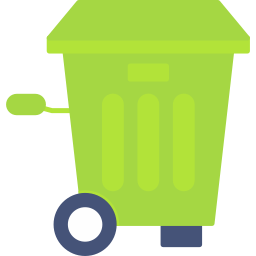 Trash bin icon