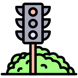 Traffic light icon