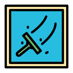 Window cleaning icon