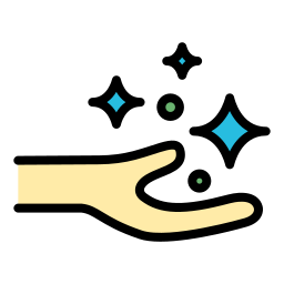 Clean hands icon