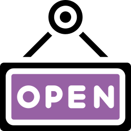 teken openen icoon