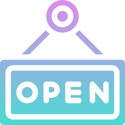 panneau ouvert Icône