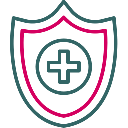 Health protection icon