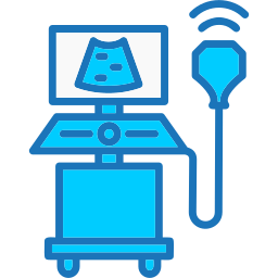 máquina de ultrassom Ícone