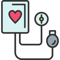 kit de presión arterial icono