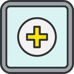 símbolo de primeros auxilios icono