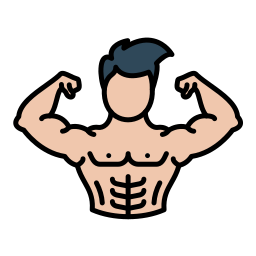 bodybuilding icoon