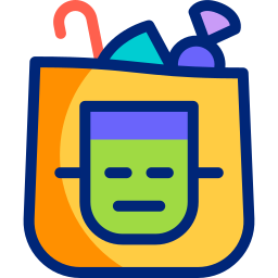 Candy bag icon