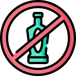 no alcohol icono