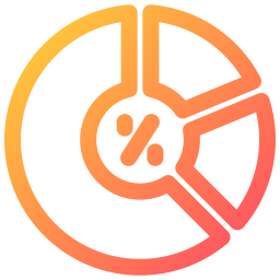 diagramme circulaire Icône