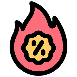 Hot deal icon