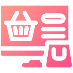 Online shopping icon