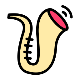 saxofoon icoon