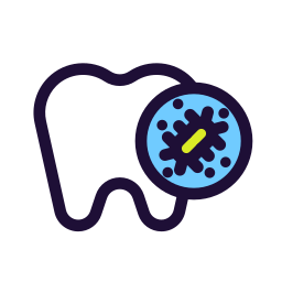Dirty tooth icon