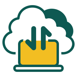 Cloud computing icon