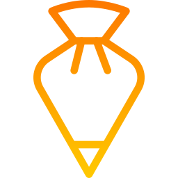 Кондитерский мешок иконка