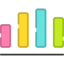 diagramme à bandes Icône