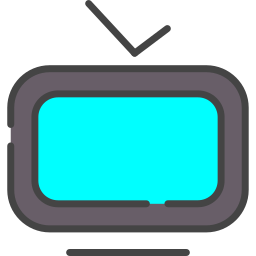 aplicación de televisión icono