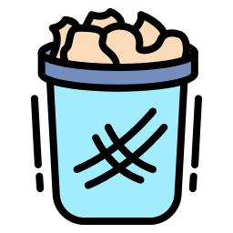 Trash can icon