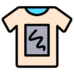 impresión textil icono
