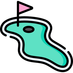 mini golfe Ícone