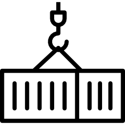 Контейнерный кран иконка