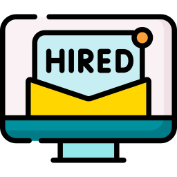 Hired icon